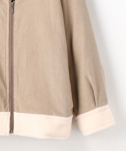 179/WG（イチナナキュウダブルジー）の「フライト風コーデュロイジャケット（その他アウター・レディース・グレー/グリーン・MEDIUM）」の10枚目の写真
