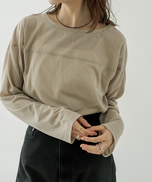 シアーロングtシャツ Tシャツ カットソー Mystic ミスティック のファッション通販 Zozotown