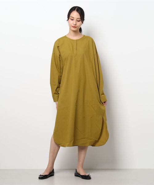 Lugnoncure(ルノンキュール)の「ベストセットワンピース(ワンピース・レディース・オフホワイト/グリーン/チャコール・フリ-)」の6枚目の写真