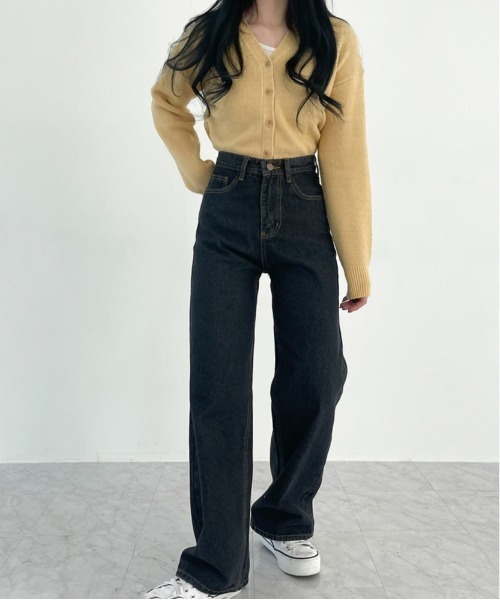 BEIDELLI（ベイデリー）の「[BELLIDE MADE] ハイウエストロングワイドデニムパンツ（デニムパンツ・レディース・ライトブルー/インディゴブルー/ブルー・SMALL/MEDIUM）」の19枚目の写真