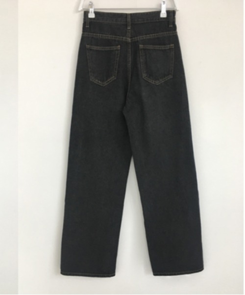 BEIDELLI（ベイデリー）の「[BELLIDE MADE] ハイウエストロングワイドデニムパンツ（デニムパンツ・レディース・ライトブルー/インディゴブルー/ブルー・SMALL/MEDIUM）」の13枚目の写真
