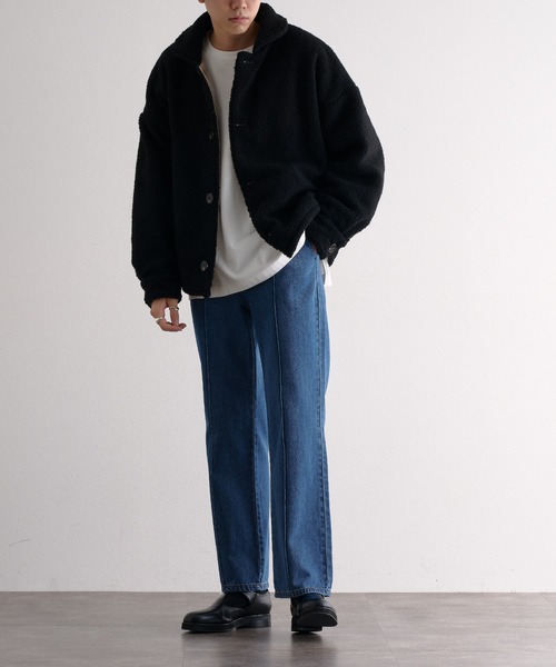 epnok（エプノック）の「センターシームストレートデニム（デニムパンツ・メンズ・インディゴブルー/ダークグレー/ダークインディゴブルー・SMALL/MEDIUM/LARGE）」の7枚目の写真