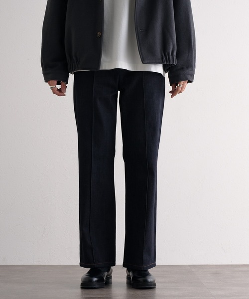 epnok（エプノック）の「センターシームストレートデニム（デニムパンツ・メンズ・インディゴブルー/ダークグレー/ダークインディゴブルー・SMALL/MEDIUM/LARGE）」の11枚目の写真