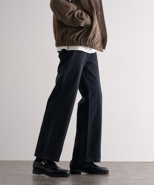 epnok（エプノック）の「センターシームストレートデニム（デニムパンツ・メンズ・インディゴブルー/ダークグレー/ダークインディゴブルー・SMALL/MEDIUM/LARGE）」の9枚目の写真
