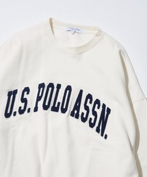 U.S. POLO ASSN. | 【U.S. POLO ASSN./ユーエスポロアッスン】カレッジロゴサガラ刺繍クルーネックスウェット/ユニセックス/裏起毛(スウェット)
