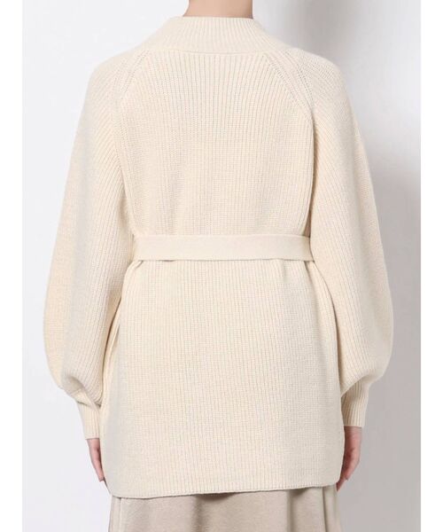 LAGUNAMOON（ラグナムーン）の「ミドル丈ニットサテンスカートSET（ワンピース・レディース・ブラック/アイボリー・FREE）」の4枚目の写真