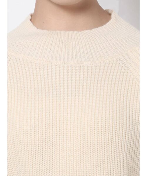 LAGUNAMOON（ラグナムーン）の「ミドル丈ニットサテンスカートSET（ワンピース・レディース・ブラック/アイボリー・FREE）」の3枚目の写真