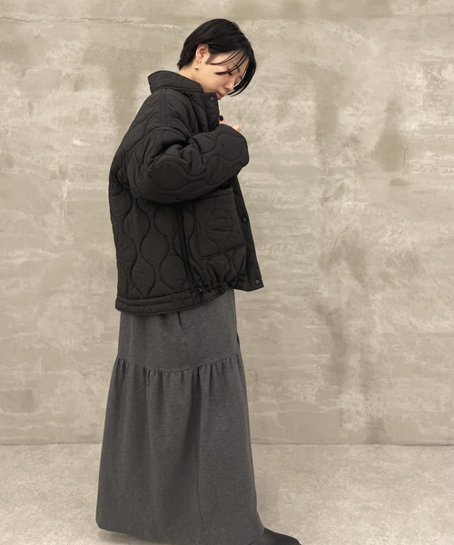 BEARDSLEY（ビアズリー）の「丸みのあるシルエットにかえてたのしめる キルトブルゾン（ブルゾン・レディース・ブラック・FREE）」の10枚目の写真