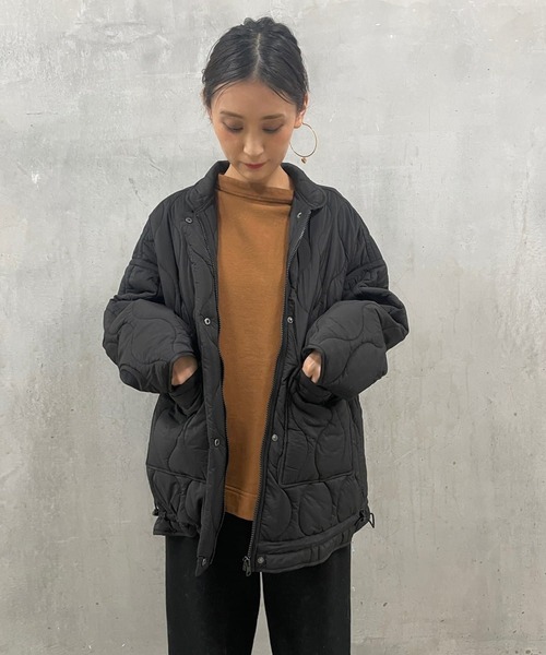 BEARDSLEY（ビアズリー）の「丸みのあるシルエットにかえてたのしめる キルトブルゾン（ブルゾン・レディース・ブラック・FREE）」の9枚目の写真