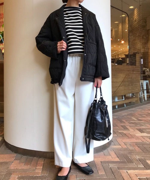 BEARDSLEY（ビアズリー）の「丸みのあるシルエットにかえてたのしめる キルトブルゾン（ブルゾン・レディース・ブラック・FREE）」の11枚目の写真