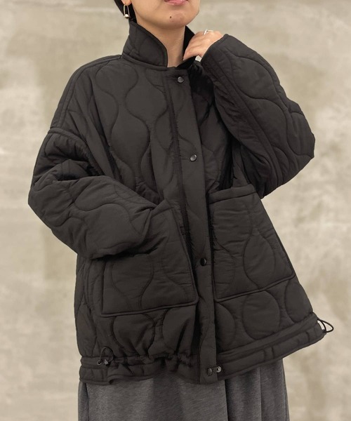 BEARDSLEY（ビアズリー）の「丸みのあるシルエットにかえてたのしめる キルトブルゾン（ブルゾン・レディース・ブラック・FREE）」の20枚目の写真