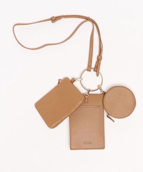 Fashion Letter（ファッションレター）の「リストレットリング三連マルチショルダーバッグ（ショルダーバッグ・レディース・ベージュ/モカ/キャメル・FREE）」の19枚目の写真