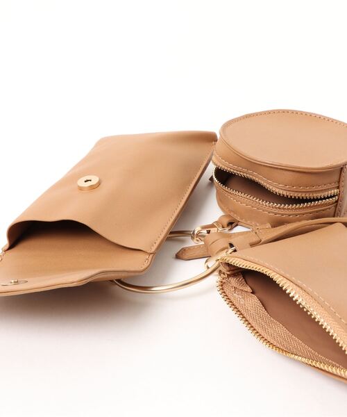 Fashion Letter（ファッションレター）の「リストレットリング三連マルチショルダーバッグ（ショルダーバッグ・レディース・ベージュ/モカ/キャメル・FREE）」の21枚目の写真