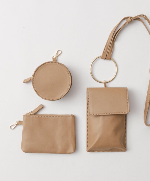Fashion Letter（ファッションレター）の「リストレットリング三連マルチショルダーバッグ（ショルダーバッグ・レディース・ベージュ/モカ/キャメル・FREE）」の4枚目の写真