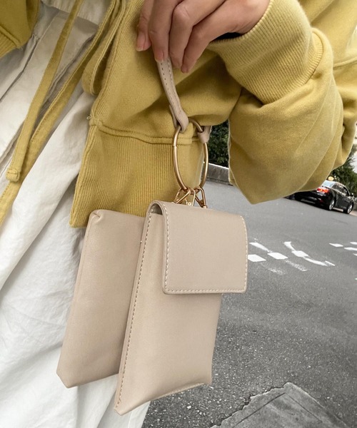 Fashion Letter（ファッションレター）の「リストレットリング三連マルチショルダーバッグ（ショルダーバッグ・レディース・ベージュ/モカ/キャメル・FREE）」の17枚目の写真