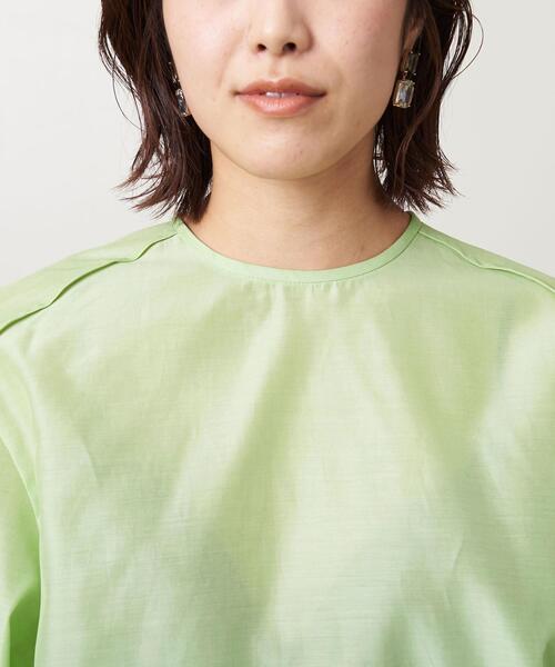 UNITED ARROWS(ユナイテッドアローズ)の「<UNITED ARROWS>C/SI オーガンジー ブラウス B†(シャツ/ブラウス・レディース・ブラック/オフホワイト/ライム・38/36)」の7枚目の写真