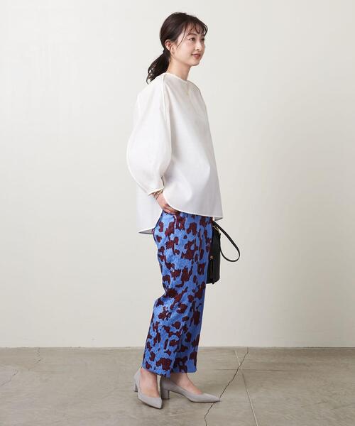 UNITED ARROWS(ユナイテッドアローズ)の「<UNITED ARROWS>C/SI オーガンジー ブラウス B†(シャツ/ブラウス・レディース・ブラック/オフホワイト/ライム・38/36)」の15枚目の写真