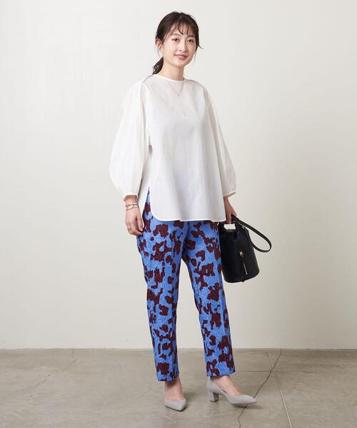 UNITED ARROWS(ユナイテッドアローズ)の「<UNITED ARROWS>C/SI オーガンジー ブラウス B†(シャツ/ブラウス・レディース・ブラック/オフホワイト/ライム・38/36)」の16枚目の写真