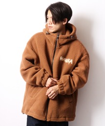 MISHKA | 【MISHKA】オーバーサイズボアフリースブルゾン(ブルゾン)