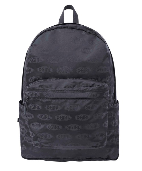 X-girl（エックスガール）の「OVAL LOGO ADVENTURE DAYPACK（バックパック/リュック・レディース・ブラック・ONE SIZE）」の5枚目の写真