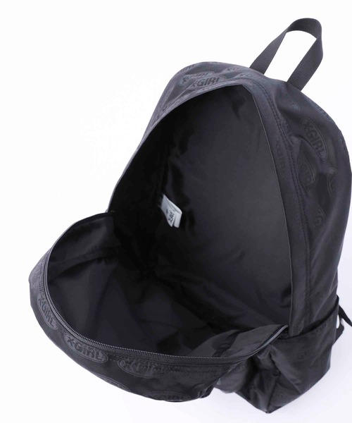 X-girl（エックスガール）の「OVAL LOGO ADVENTURE DAYPACK（バックパック/リュック・レディース・ブラック・ONE SIZE）」の10枚目の写真