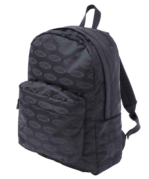 X-girl（エックスガール）の「OVAL LOGO ADVENTURE DAYPACK（バックパック/リュック・レディース・ブラック・ONE SIZE）」の7枚目の写真