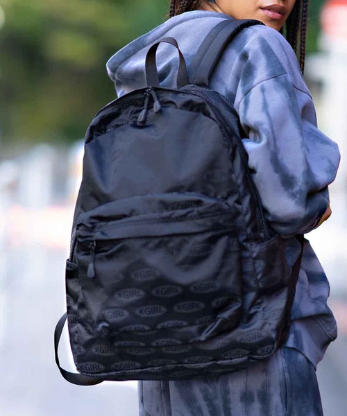 X-girl（エックスガール）の「OVAL LOGO ADVENTURE DAYPACK（バックパック/リュック・レディース・ブラック・ONE SIZE）」の15枚目の写真