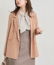 【WEB限定カラー有り】袖口パールノット結びボータイブラウス