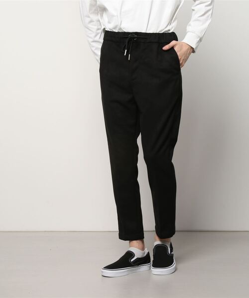 【セール】■フェイクスエード■ スリムテーパードスラックス（スラックス）｜ONE DAY KMC （ワンデイケーエムシー）