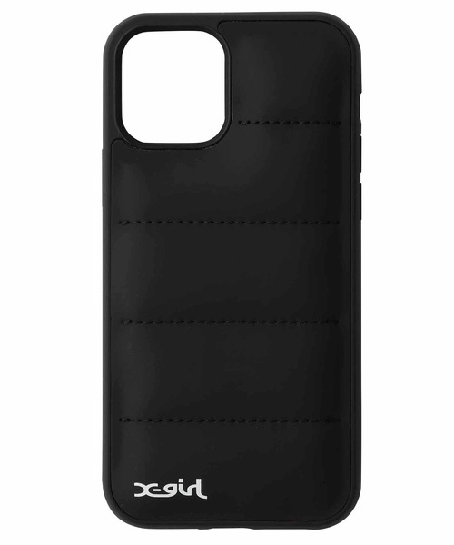 X-girl（エックスガール）の「PUFFER MOBILE CASE for iPhone 12/12 Pro（スマホケース/カバー・レディース・ホワイト/グリーン/ブラック・ONE SIZE）」の3枚目の写真