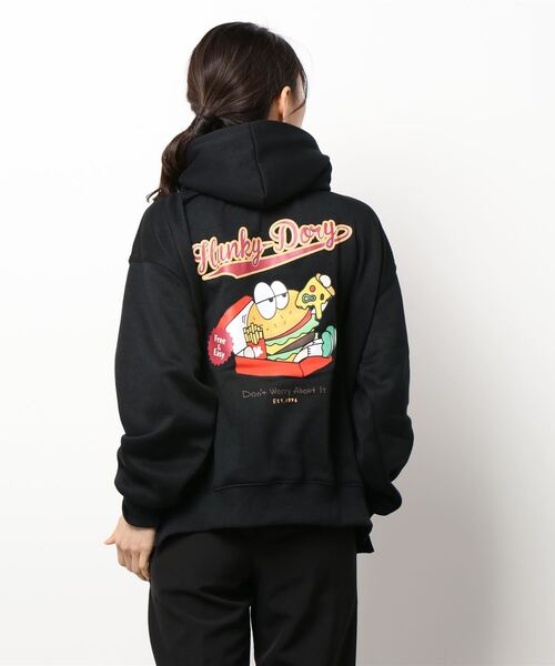 nemne store（ネンネストア）の「【 krap_jpn コラボ 】バックプリント裏起毛パーカー（パーカー・レディース・ブラック/オートミール/ブルー系その他・フリー）」の20枚目の写真