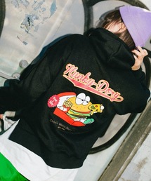 【 krap_jpn コラボ 】バックプリント裏起毛パーカー