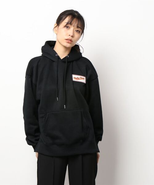nemne store（ネンネストア）の「【 krap_jpn コラボ 】バックプリント裏起毛パーカー（パーカー・レディース・ブラック/オートミール/ブルー系その他・フリー）」の21枚目の写真