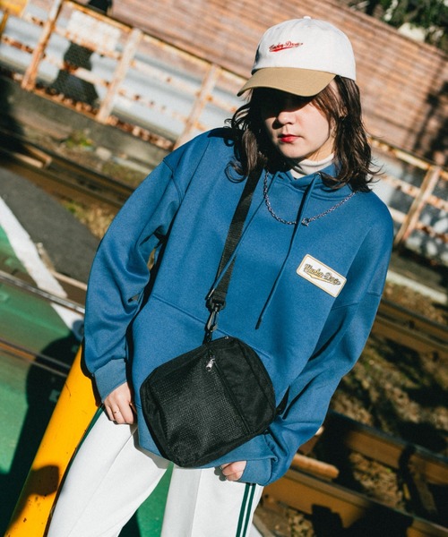 nemne store（ネンネストア）の「【 krap_jpn コラボ 】バックプリント裏起毛パーカー（パーカー・レディース・ブラック/オートミール/ブルー系その他・フリー）」の10枚目の写真