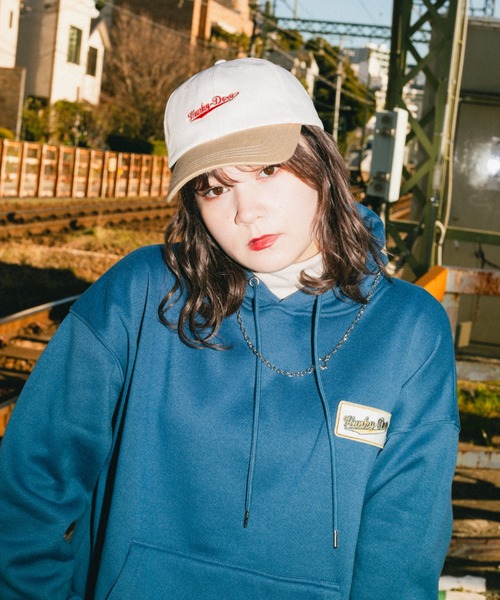 nemne store（ネンネストア）の「【 krap_jpn コラボ 】バックプリント裏起毛パーカー（パーカー・レディース・ブラック/オートミール/ブルー系その他・フリー）」の14枚目の写真