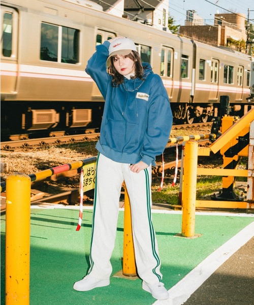 nemne store（ネンネストア）の「【 krap_jpn コラボ 】バックプリント裏起毛パーカー（パーカー・レディース・ブラック/オートミール/ブルー系その他・フリー）」の15枚目の写真