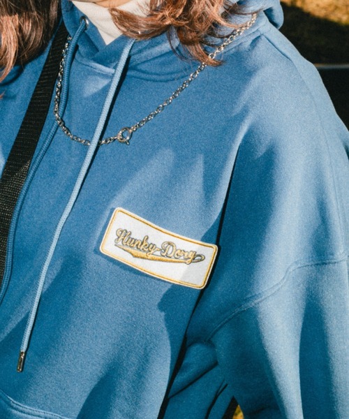 nemne store（ネンネストア）の「【 krap_jpn コラボ 】バックプリント裏起毛パーカー（パーカー・レディース・ブラック/オートミール/ブルー系その他・フリー）」の12枚目の写真