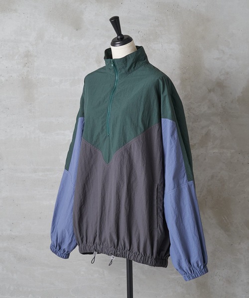 BEARDSLEY（ビアズリー）の「《FRIPIER・ユニセックス》パッチワークスキッパーブルゾン（ブルゾン・レディース・グレー・FREE）」の11枚目の写真