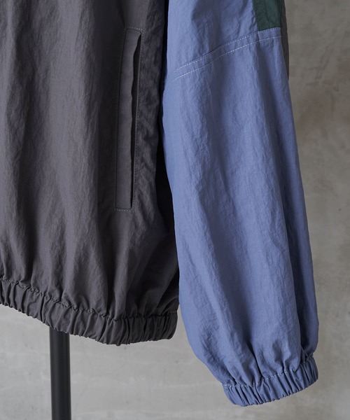 BEARDSLEY（ビアズリー）の「《FRIPIER・ユニセックス》パッチワークスキッパーブルゾン（ブルゾン・レディース・グレー・FREE）」の5枚目の写真