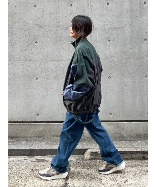 BEARDSLEY（ビアズリー）の「《FRIPIER・ユニセックス》パッチワークスキッパーブルゾン（ブルゾン・レディース・グレー・FREE）」の18枚目の写真