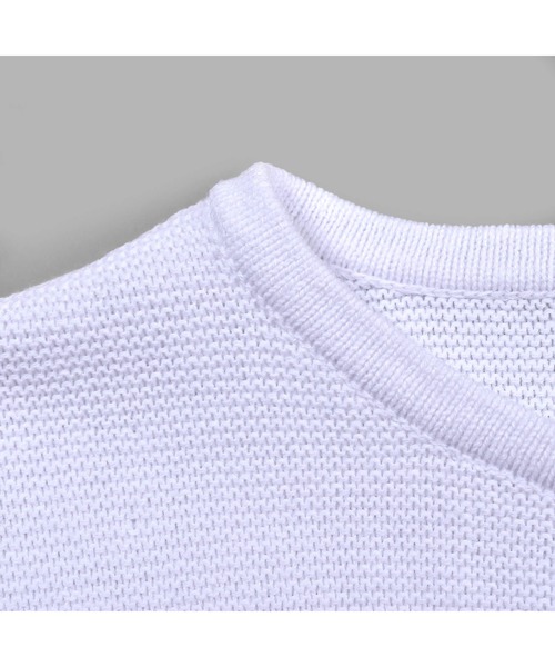 BeBe(ベベ)の「BeBe/フォーマル袖タックリボンコットンニットボレロジャケット(110~130cm)(スーツジャケット・キッズ・オフホワイト/ネイビー・130/120/110)」の5枚目の写真