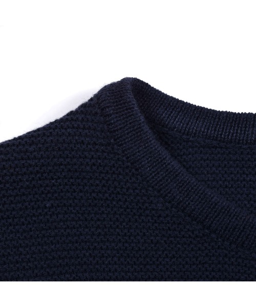 BeBe(ベベ)の「BeBe/フォーマル袖タックリボンコットンニットボレロジャケット(110~130cm)(スーツジャケット・キッズ・オフホワイト/ネイビー・130/120/110)」の14枚目の写真