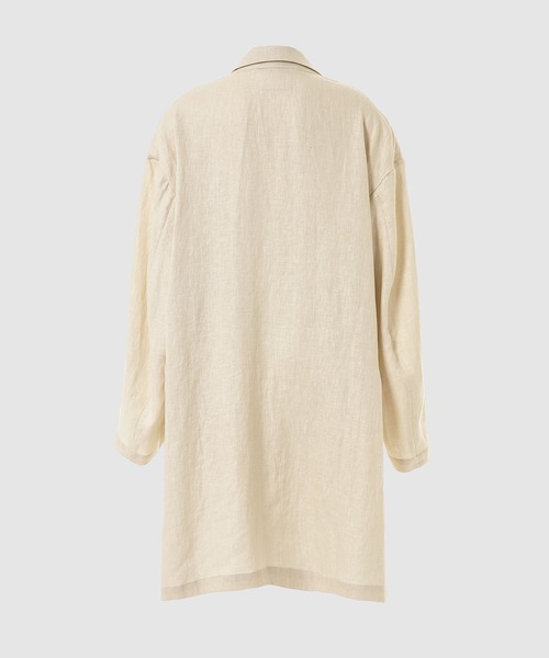 sawa takai（サワ タカイ）の「TAB COAT（ステンカラーコート・レディース・ベージュ系その他・S）」の3枚目の写真