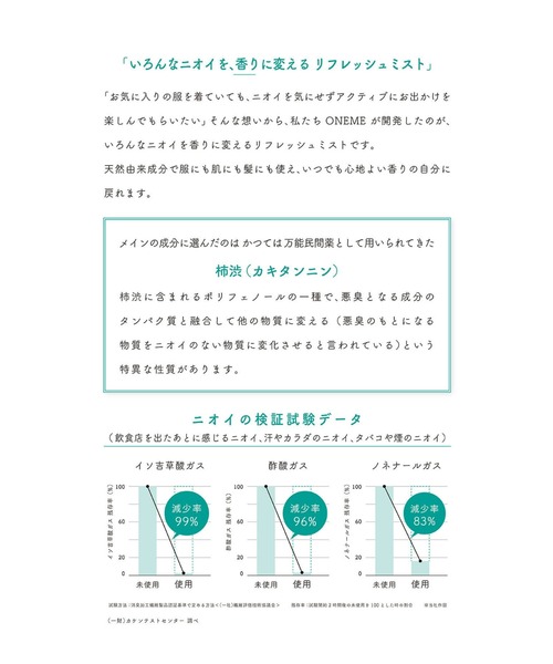 ONEME(ワンム)の「【ONEME】リフレッシュミスト 200ml(その他ボディ・ヘアケア・レディース・ホワイト/ミント/オレンジ・FREE)」の6枚目の写真