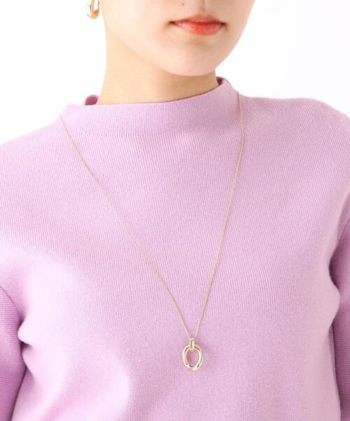 OPAQUE.CLIP（オペークドットクリップ）の「◆ボリュームオーバルネックレス（ネックレス・レディース・シルバー/ゴールド・00）」の7枚目の写真