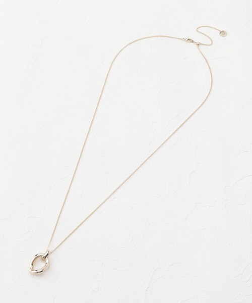 OPAQUE.CLIP（オペークドットクリップ）の「◆ボリュームオーバルネックレス（ネックレス・レディース・シルバー/ゴールド・00）」の4枚目の写真