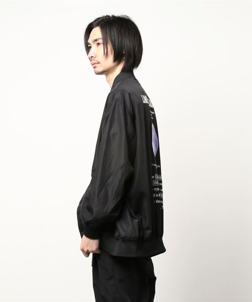m.f.editorial(エムエフエディトリアル)の「セマンティックデザイン/semantic designアースプリント BIG MA-1(MA-1・メンズ・ブラック・LARGE/X-LARGE/MEDIUM)」の4枚目の写真
