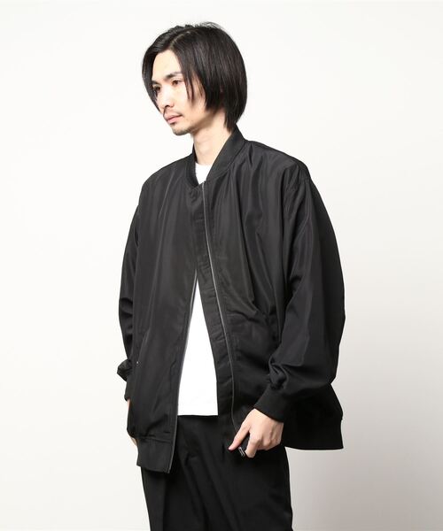 m.f.editorial(エムエフエディトリアル)の「セマンティックデザイン/semantic designアースプリント BIG MA-1(MA-1・メンズ・ブラック・LARGE/X-LARGE/MEDIUM)」の7枚目の写真