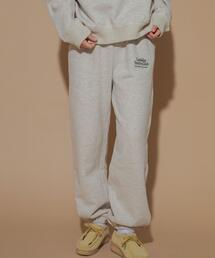 ＜Lepidos Sunny Club＞ロゴ刺繍 裏起毛 スウェット パンツ -ウォッシャブル-