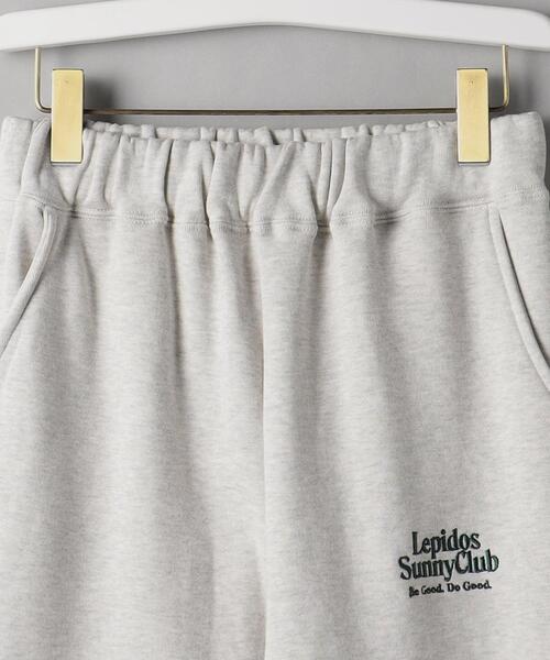 Lepidos（レピドス）の「＜Lepidos Sunny Club＞ロゴ刺繍 裏毛 スウェット パンツ -ウォッシャブル-（その他パンツ・レディース・ライトグレー・S/M/L/XL）」の10枚目の写真
